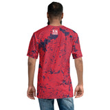 Men's Red marble T-shirt