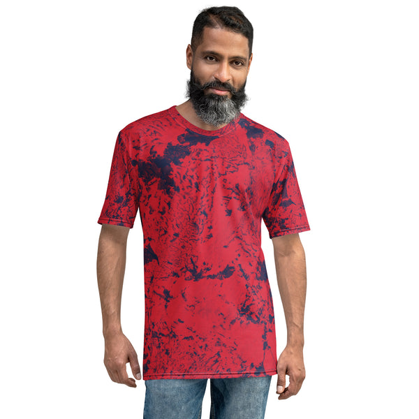 Men's Red marble T-shirt