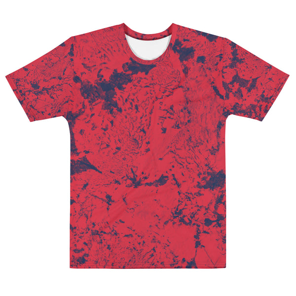 Men's Red marble T-shirt