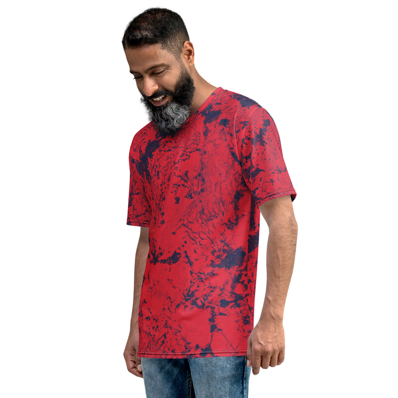 Men's Red marble T-shirt