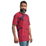 Men's Red marble T-shirt