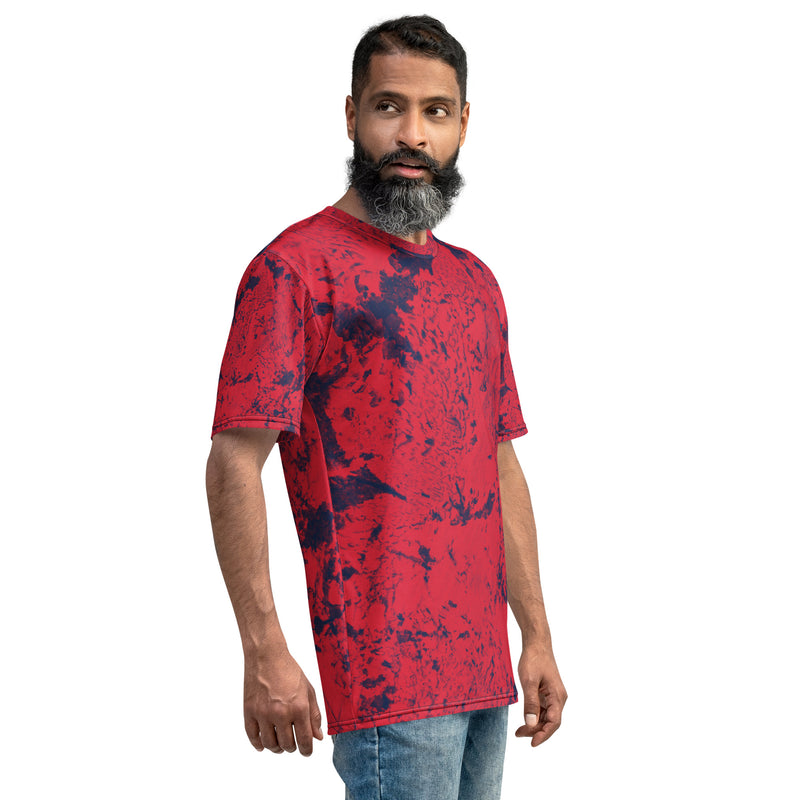 Men's Red marble T-shirt