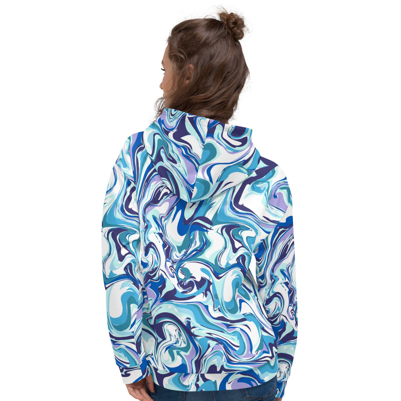 Women's Melting Blue Hoodie