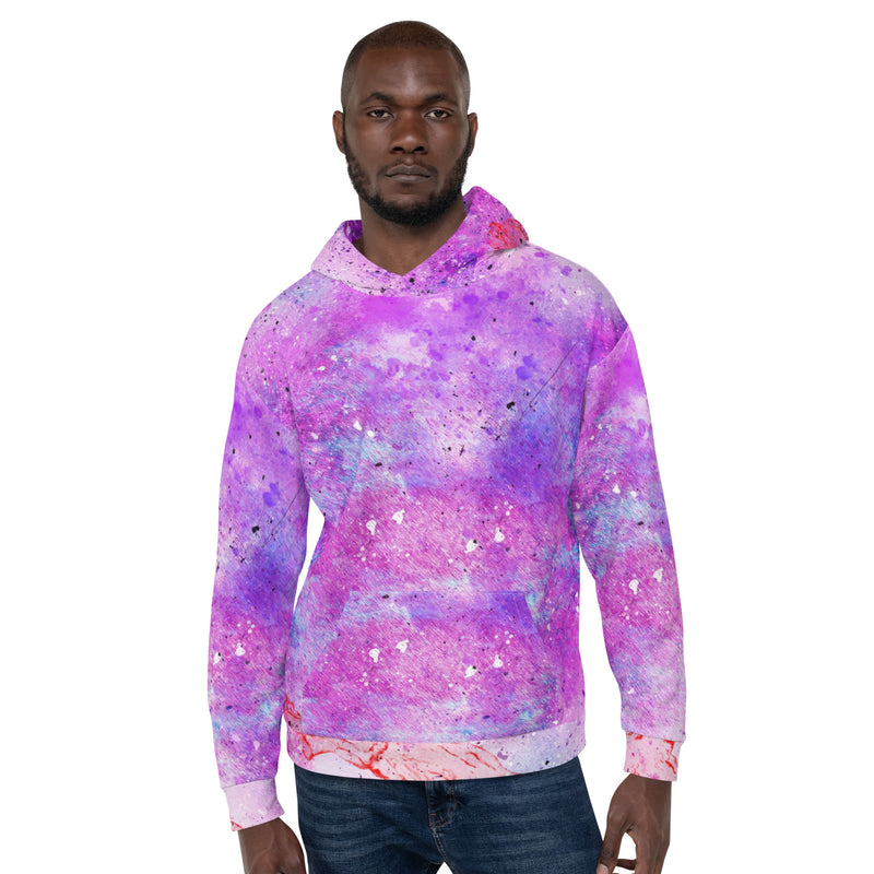 Pink Universe Men's Hoodie