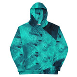 Men's Abstract Green Hoodie