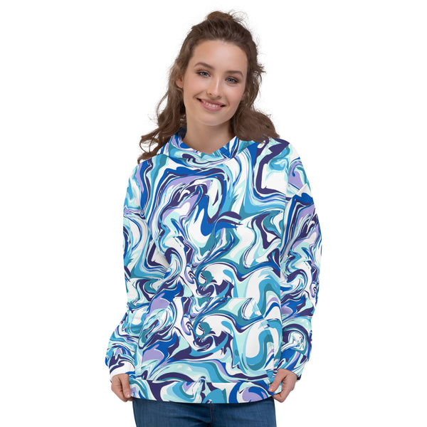 Women's Melting Blue Hoodie