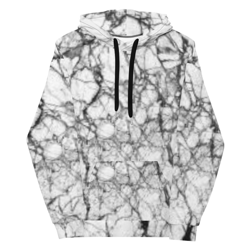 Black marble online hoodie