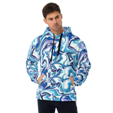 Men's Melting Blue Hoodie