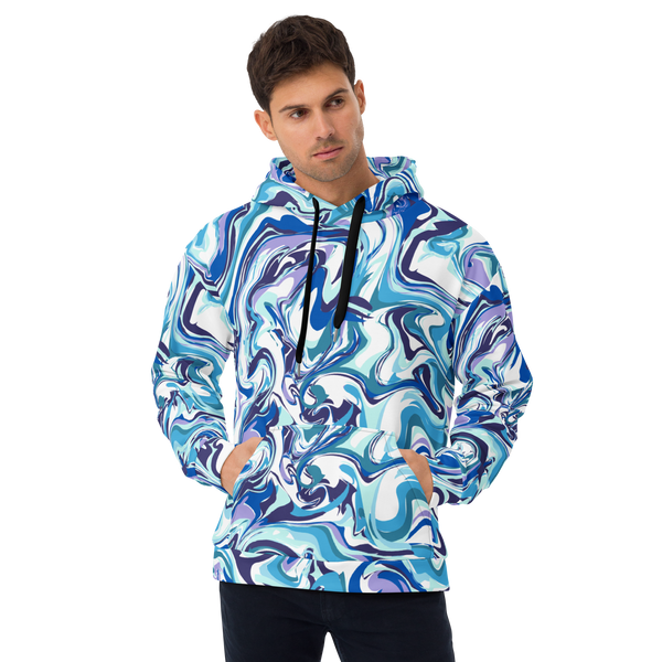 Men's Melting Blue Hoodie