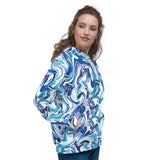 Women's Melting Blue Hoodie