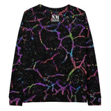 Women's Colorful Crepe Sweatshirt