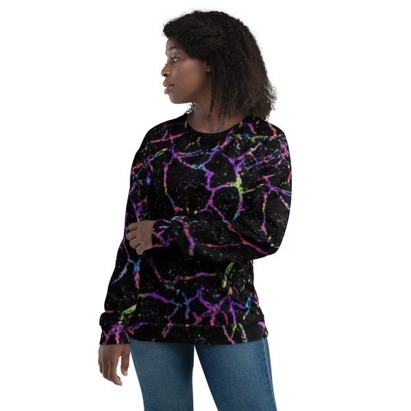 Women's Colorful Crepe Sweatshirt