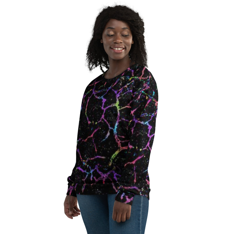 Women's Colorful Crepe Sweatshirt