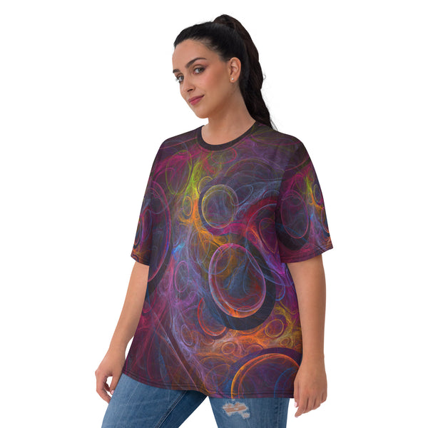 Women's Coloured Circles T-shirt