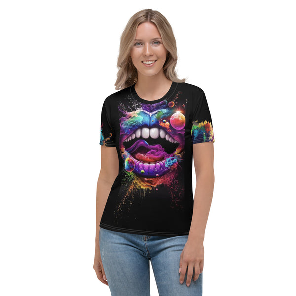 Women's Psychedelic Mouth T-shirt