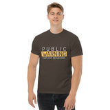 Men's Public Warning T-shirt