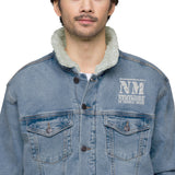 Unisex denim sherpa jacket