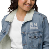 Unisex denim sherpa jacket